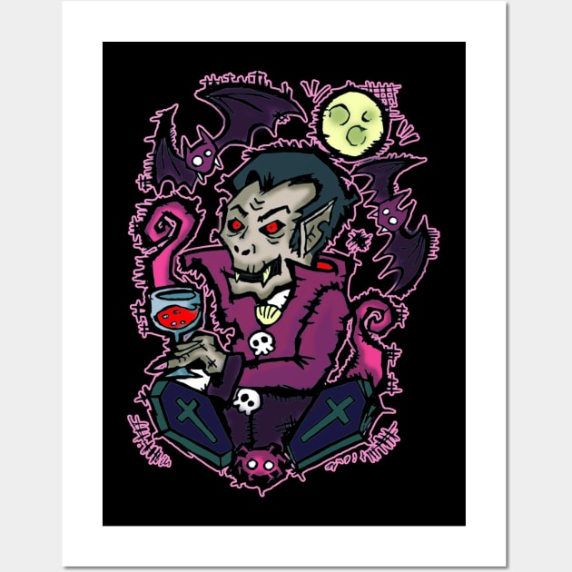 Dracula Wall Art by sevencrow